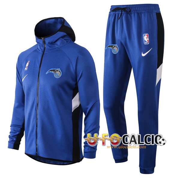 Tuta Calcio Orlando Magic Blu 2020 2021 (Giacca con cappuccio + Pantaloni)