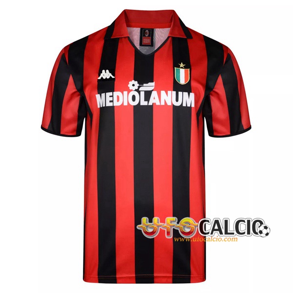 Maglia Calcio Milan AC Retro Prima 1988/1989