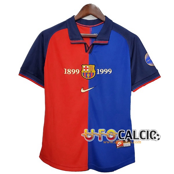 Maglia Calcio FC Barcellona Retro Versione per il 100 掳 anniversario