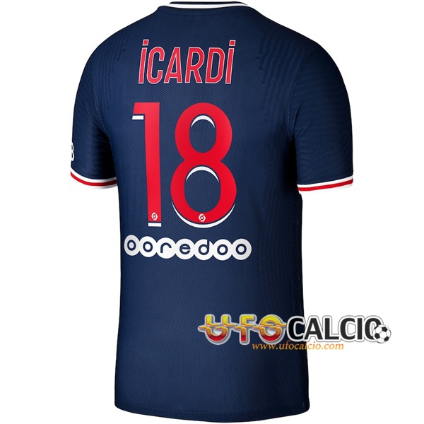 Maglia Calcio PSG (Icardi 18) Prima 2020 2021