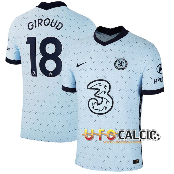 Maglia Calcio FC Chelsea (Giroud 18) Seconda 2020 2021