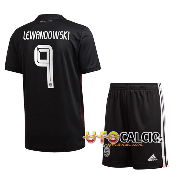 Maglia Calcio Bayern Monaco (Lewandowski 9) Bambino Terza 2020 2021