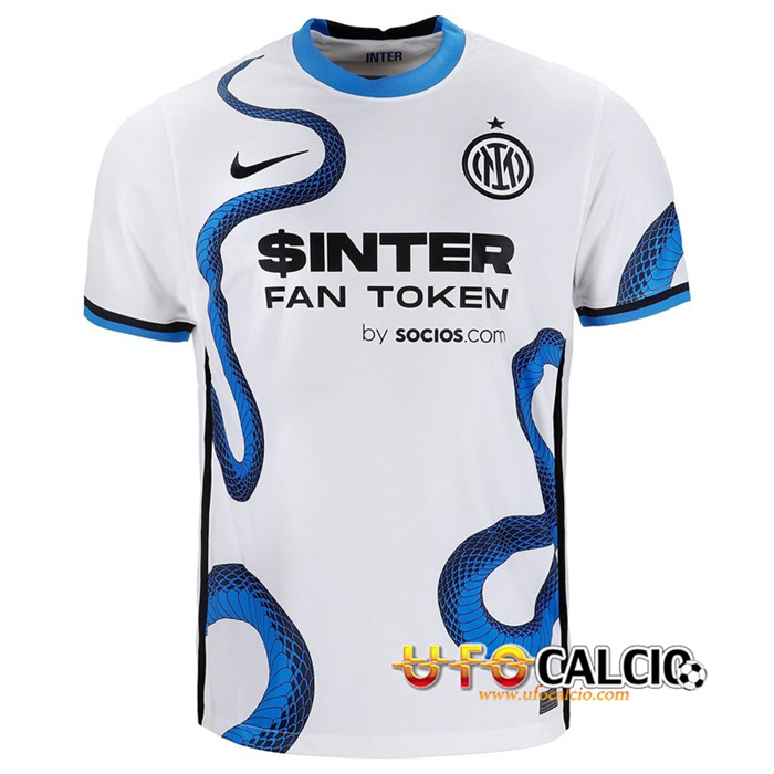 Maglie Calcio Inter Milan Seconda Bianco 2021/2022