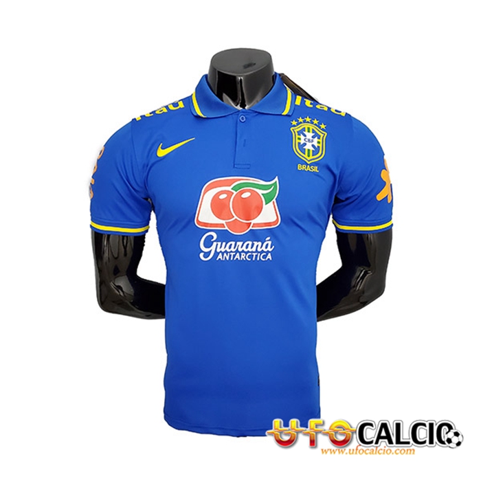 Maglia Polo FC Brasile Blu 2021/2022