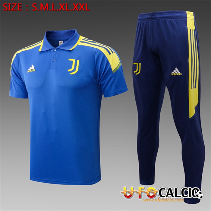 Kit Maglia Polo Juventus + Pantaloni Blu 2022/2023