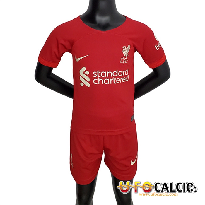 Maglie Calcio FC Liverpool Bambino Prima 2022/2023