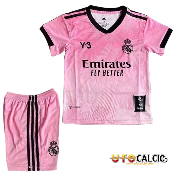 Maglie Calcio Real Madrid Bambino Y3 Rosa 2022/2023