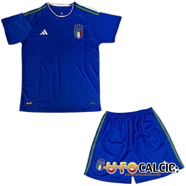 Vendita Maglie Calcio Italia Bambino Blu 2022/2023