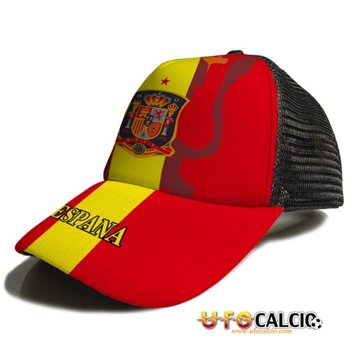 Cappello Da Calcio Spagna Rosso/Arancia 2023