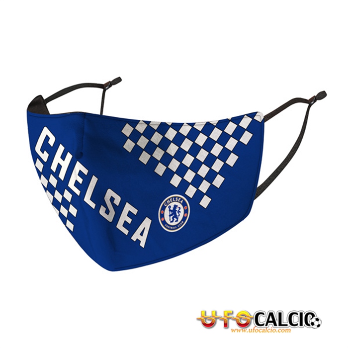 Mascherine Calcio FC Chelsea Blu/Bianco Reutilisable