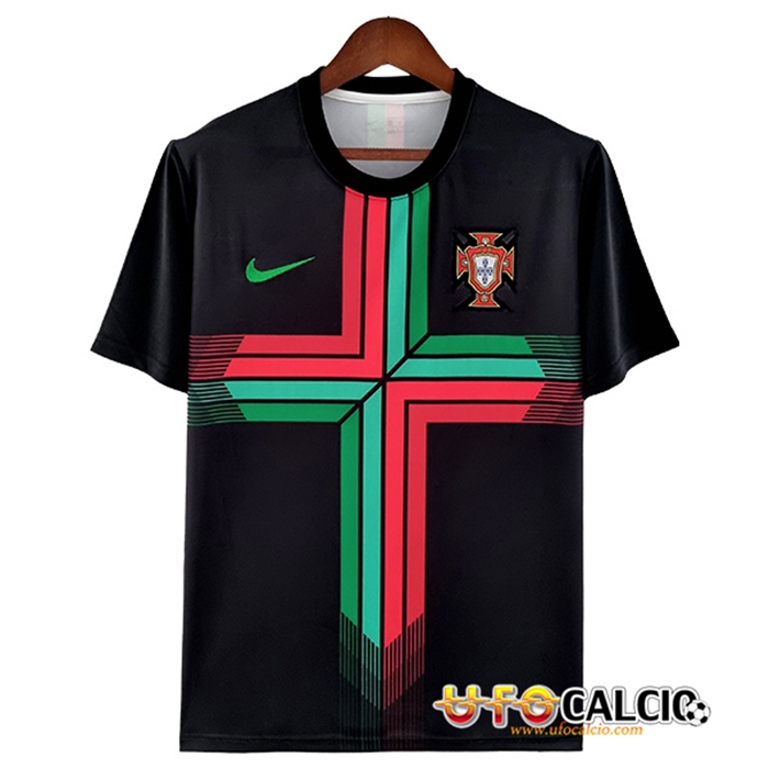 Maglie Calcio Portogallo Concept Nero Coppa Del Mondo 2022
