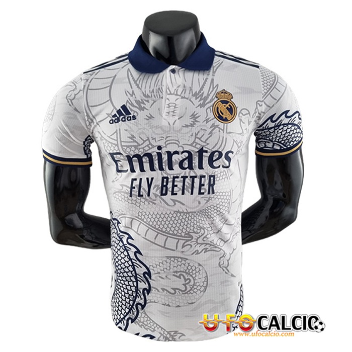 Maglie Calcio Real Madrid Chinese Dragon Bianco 2022/2023