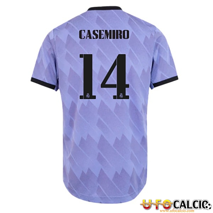 Maglie Calcio Real Madrid (CASEMIRO #14) 2022/23 Seconda