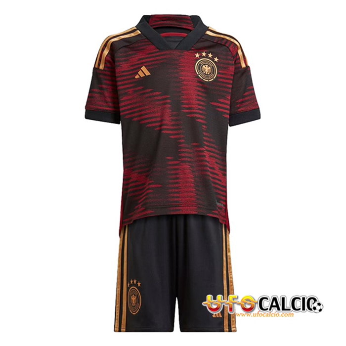 Nuova Maglie Calcio Germania Bambino Seconda 2022/2023 Poco Prezzo ...