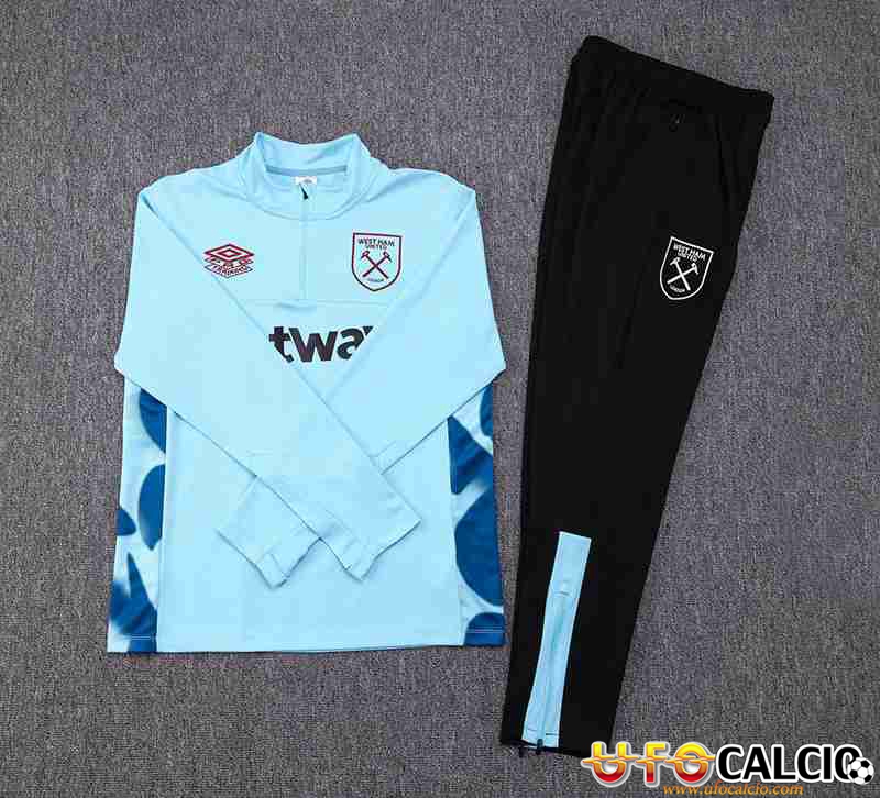 Shop Insieme Tuta Calcio West Ham Azzurro 2023 2024