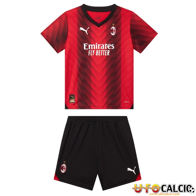 La Nuova Nuova Maglie Calcio AC Milan Bambino Prima 2023/2024
