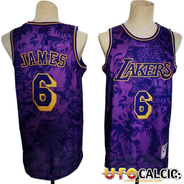 Lakers maglia viola sale