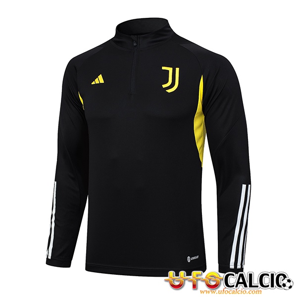 Felpa Allenamento Juventus Nero 2023 2024 Prezzo Ufficiale