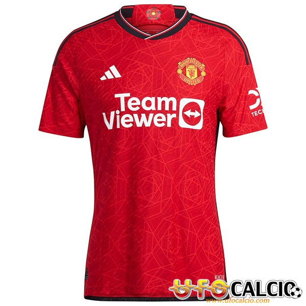 Nuova Maglie Calcio Manchester United Prima 2023/2024 Prezzo Ufficiale