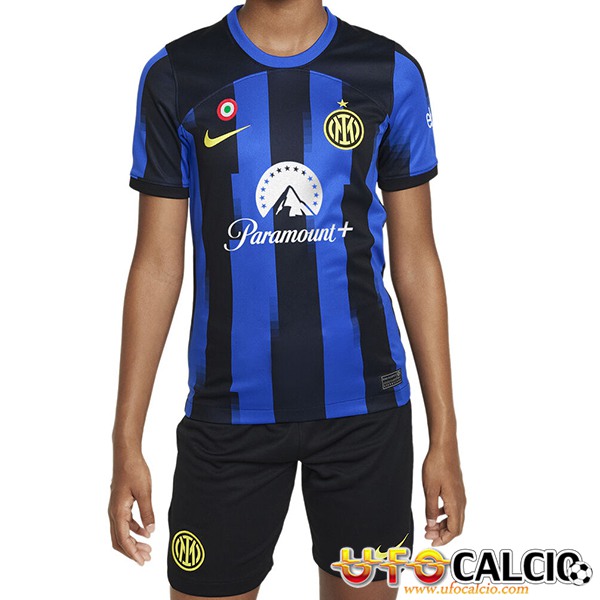 Maglie Calcio Inter Milan Bambino Prima 2023/2024 A Poco Prezzo