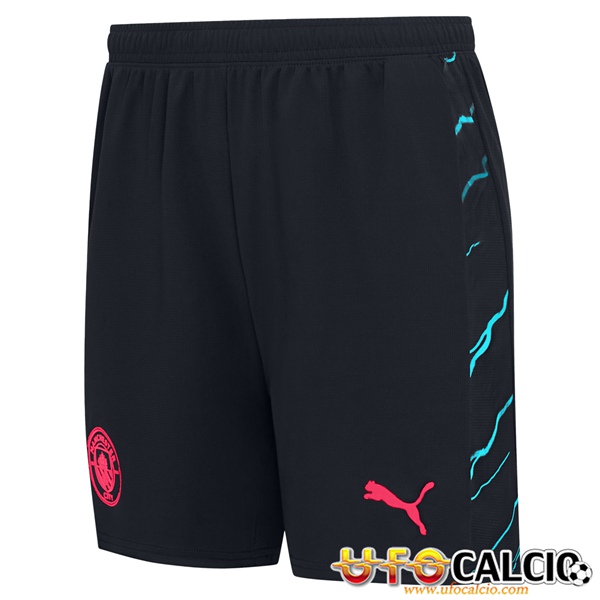 Pantaloncini Da Calcio Manchester City 2023/24 - Borgogna, Materiale Traspirante PUMA - Foto 13