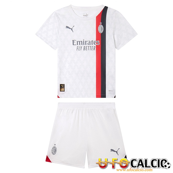 Maglie Calcio AC Milan Bambino Seconda 2023 2024 Prezzo Non Originali