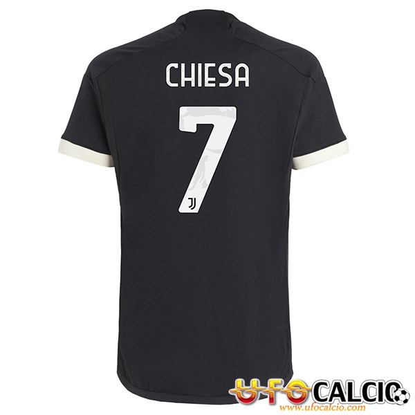 Maglie Calcio Juventus (CHIESA #7) 2023/2024 Terza Poco ...