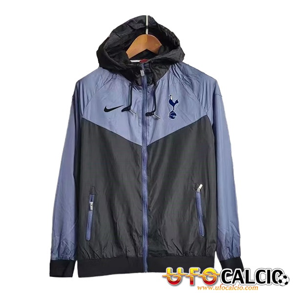 Giacca A Vento Tottenham Hotspur Grigio Nero 2023 2024 A Poco Prezzo Originali