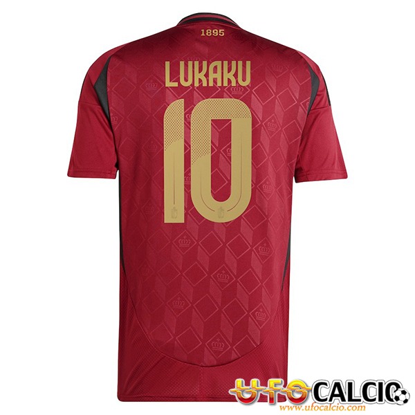 Maglia Nazionale Belgio LUKAKU 10 2024 2025 Prima A Poco Prezzo Originali